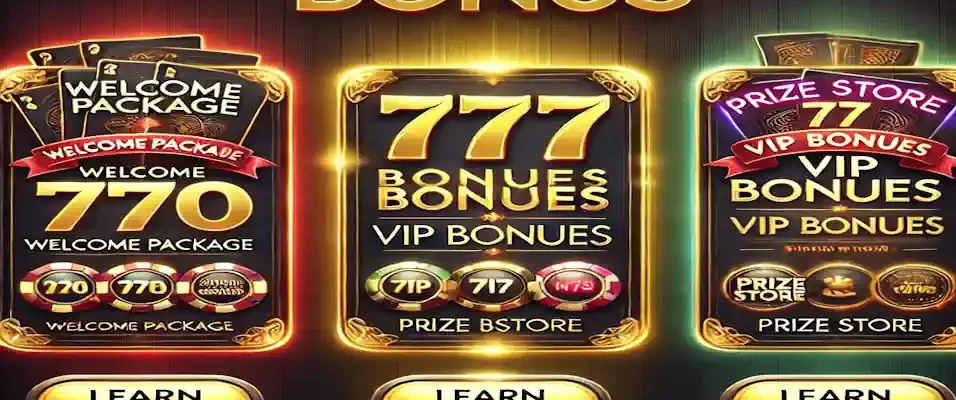 777 UA бонуси від онлайн казино